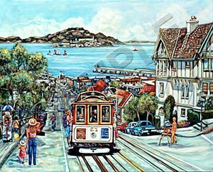 hyde street cable car